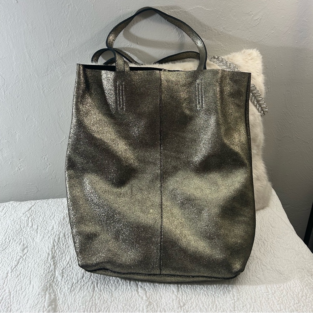Merona- Gold Tote Bag